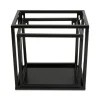 Półka wisząca ścienna metal czarna 24 cm LOFT * HowHomely Hot