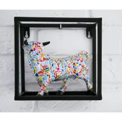 Półka wisząca ścienna metal czarna 24 cm LOFT * HowHomely Hot