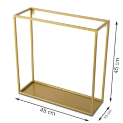 Półka wisząca ścienna metal złota 45 cm GLAM * HowHomely Hot