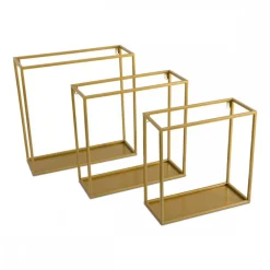 Półka wisząca ścienna metal złota 45 cm GLAM * HowHomely Hot