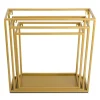 Półka wisząca ścienna metal złota 35 cm GLAM * HowHomely