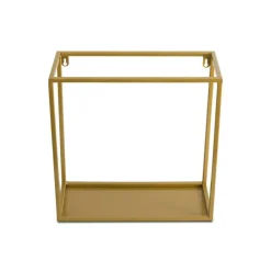 Półka wisząca ścienna metal złota 35 cm GLAM * HowHomely