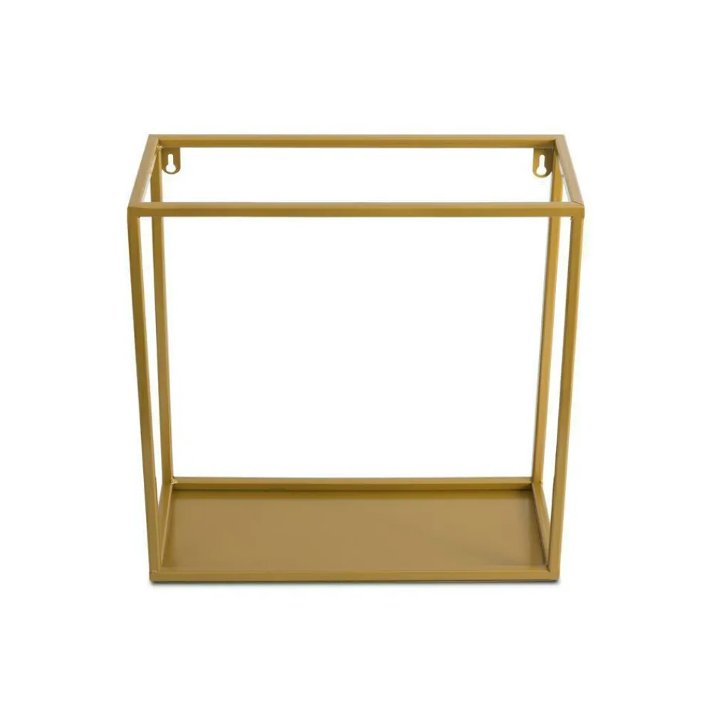 Półka wisząca ścienna metal złota 35 cm GLAM * HowHomely