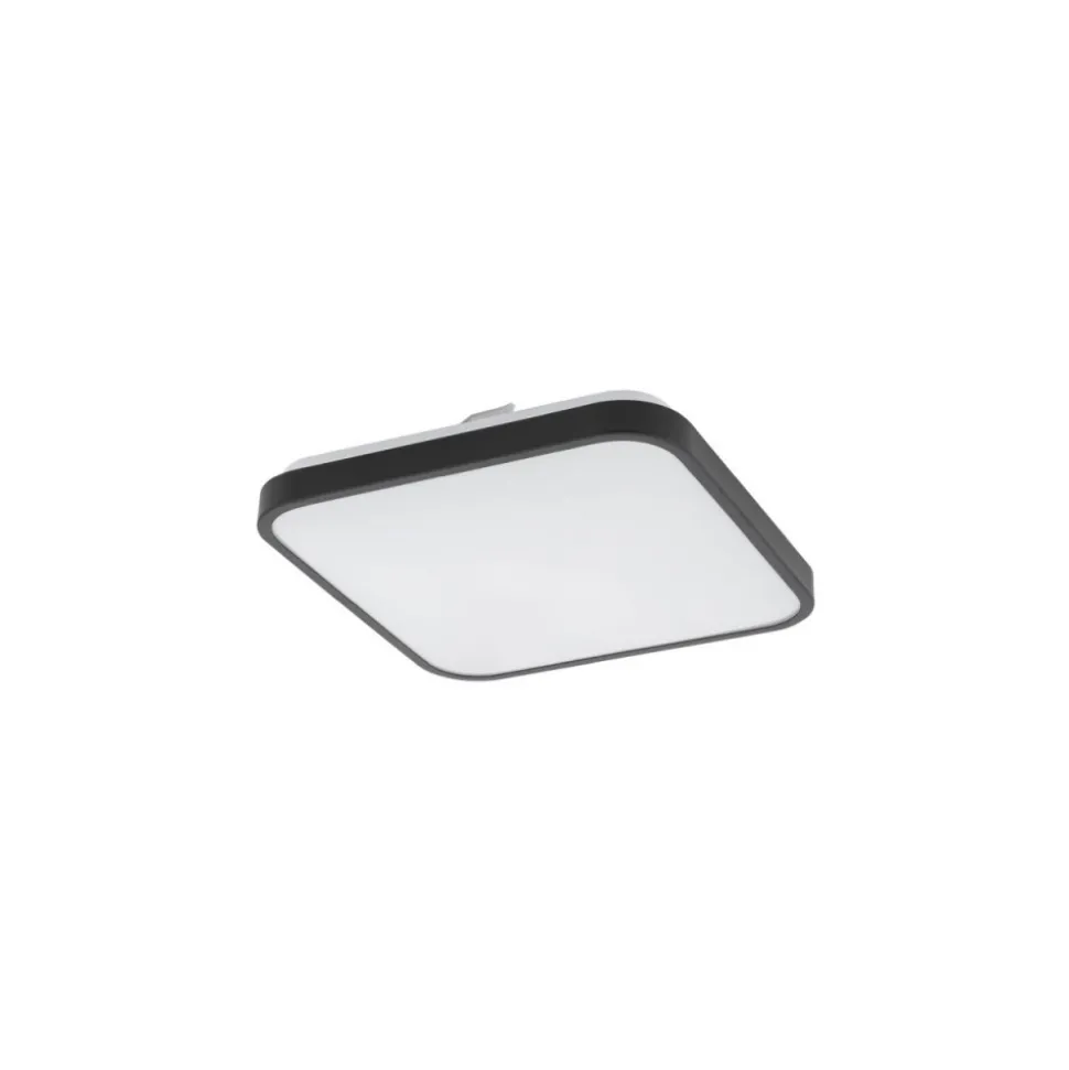 Plafon AGNES SQUARE PRO czarny LED 16W 4000K IP44