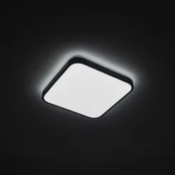 Plafon AGNES SQUARE PRO czarny LED 16W 4000K IP44