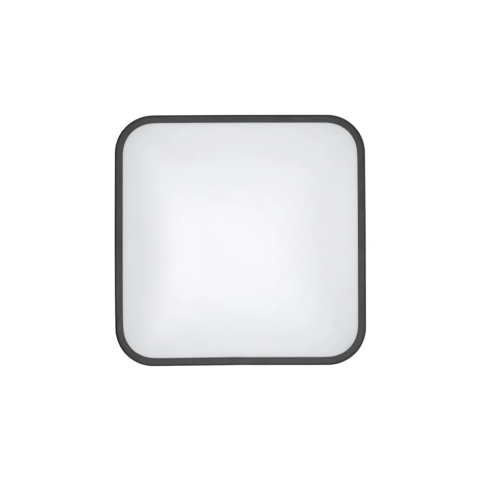 Plafon AGNES SQUARE PRO czarny LED 16W 4000K IP44