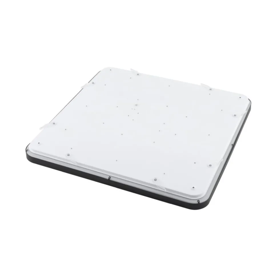 Plafon AGNES SQUARE PRO czarny LED 64W 4000K IP44