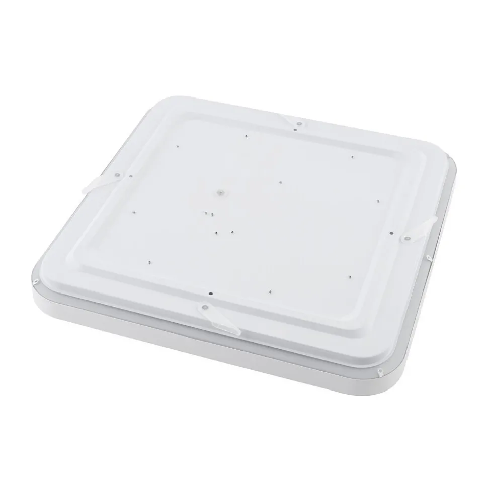 Plafon Łazienkowy AGNES SQUARE Biały 32W LED 3000K IP44 43,5cm