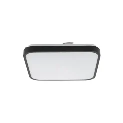 Plafon Łazienkowy AGNES SQUARE Czarny 16W LED 4000K IP44 33,5cm