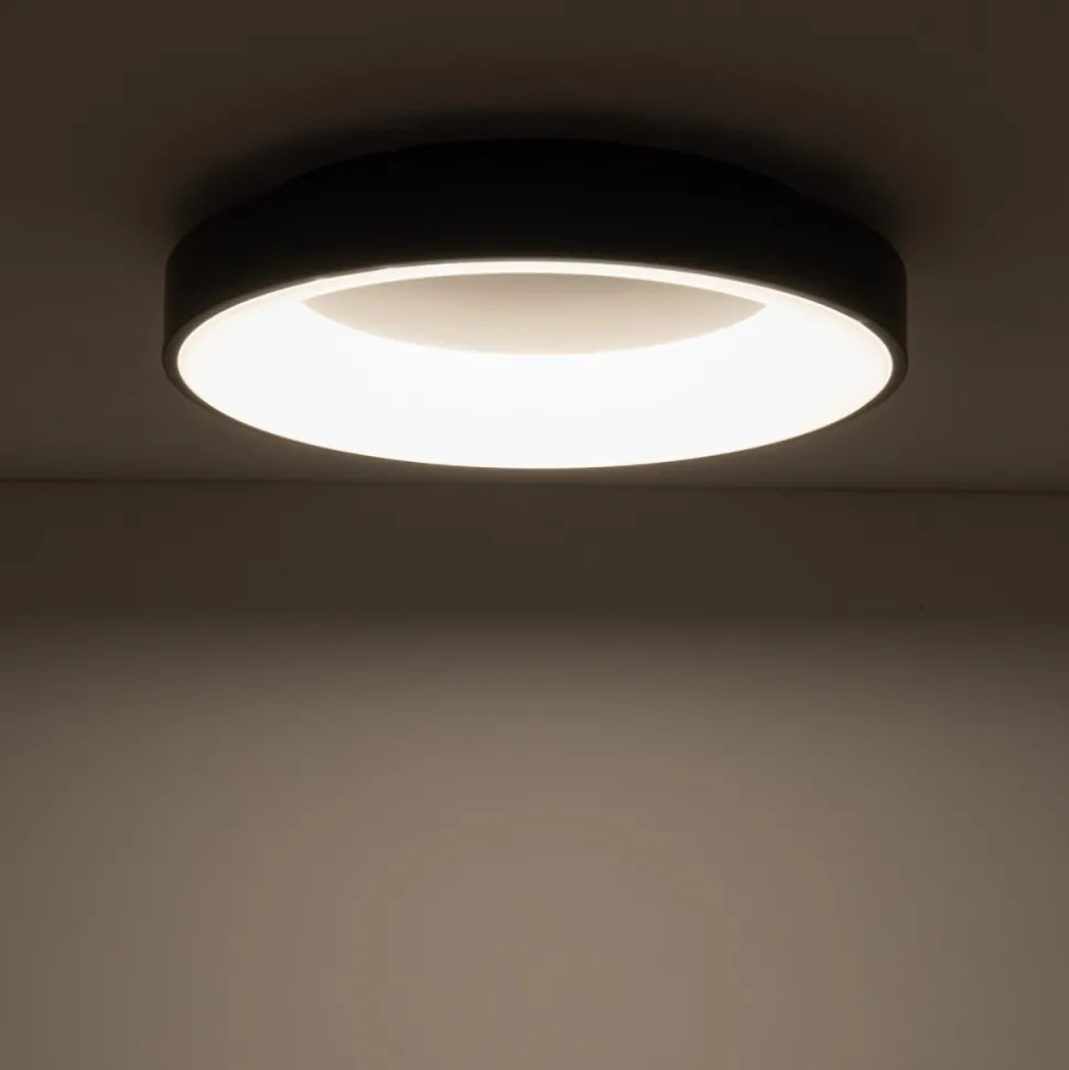 Plafon NIKKI ROUND LED czarny 48W 3000K