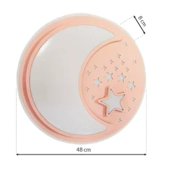 Plafon NOTE PINK 40W LED 48 cm