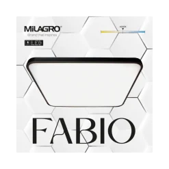 Plafon Sufitowy FABIO Czarny 35W LED 47cm