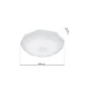 Plafon Sufitowy HEX Biały 12W LED 29cm