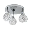 Plafon sufitowy kryształowy spot Crystal I 3xE27
