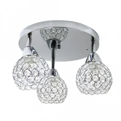 Plafon sufitowy kryształowy spot Crystal I 3xE27