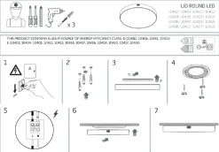 Plafon Sufitowy LID Biały 25W LED 3000K 16cm