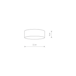 Plafon Sufitowy LID Biały 15W LED 4000K 11cm
