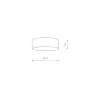 Plafon Sufitowy LID Czarny 15W LED 4000K IP20 11cm