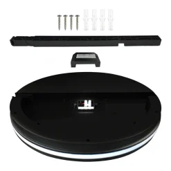 Plafon Sufitowy MARLON Czarny Biały 18W LED 4000K IP54 22cm