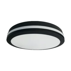 Plafon Sufitowy MARLON Czarny Biały 18W LED 4000K IP54 22cm