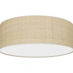 Plafon Sufitowy MARSHALL Biały Ratan Abażur 3xE27 50cm