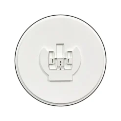 Plafon sufitowy okrągły Slimi czarny 18W