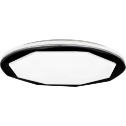 Plafon Sufitowy OPTIMA Czarny 52W LED 48cm Pilot