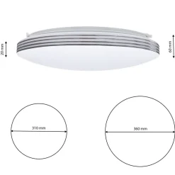 Plafon sufitowy Siena 25W LED z pilotem