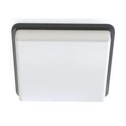 Plafon Sufitowy TAHOE Czarny 2xE27 IP44 25cm