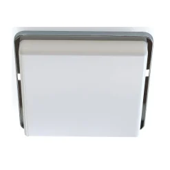 Plafon Sufitowy TAHOE Srebrny 2xE27 IP44 25cm