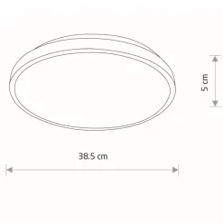 Plafon AGNES ROUND PRO biały LED 22W 3000K IP44 * Nowodvorski Hot