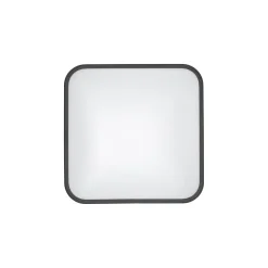 Plafon AGNES SQUARE PRO czarny LED 16W 3000K IP44 * Nowodvorski