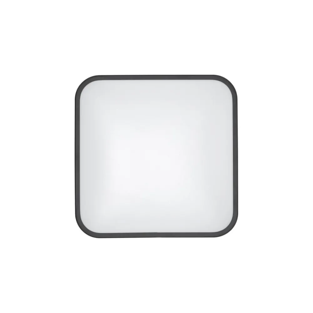 Plafon AGNES SQUARE PRO czarny LED 16W 3000K IP44 * Nowodvorski