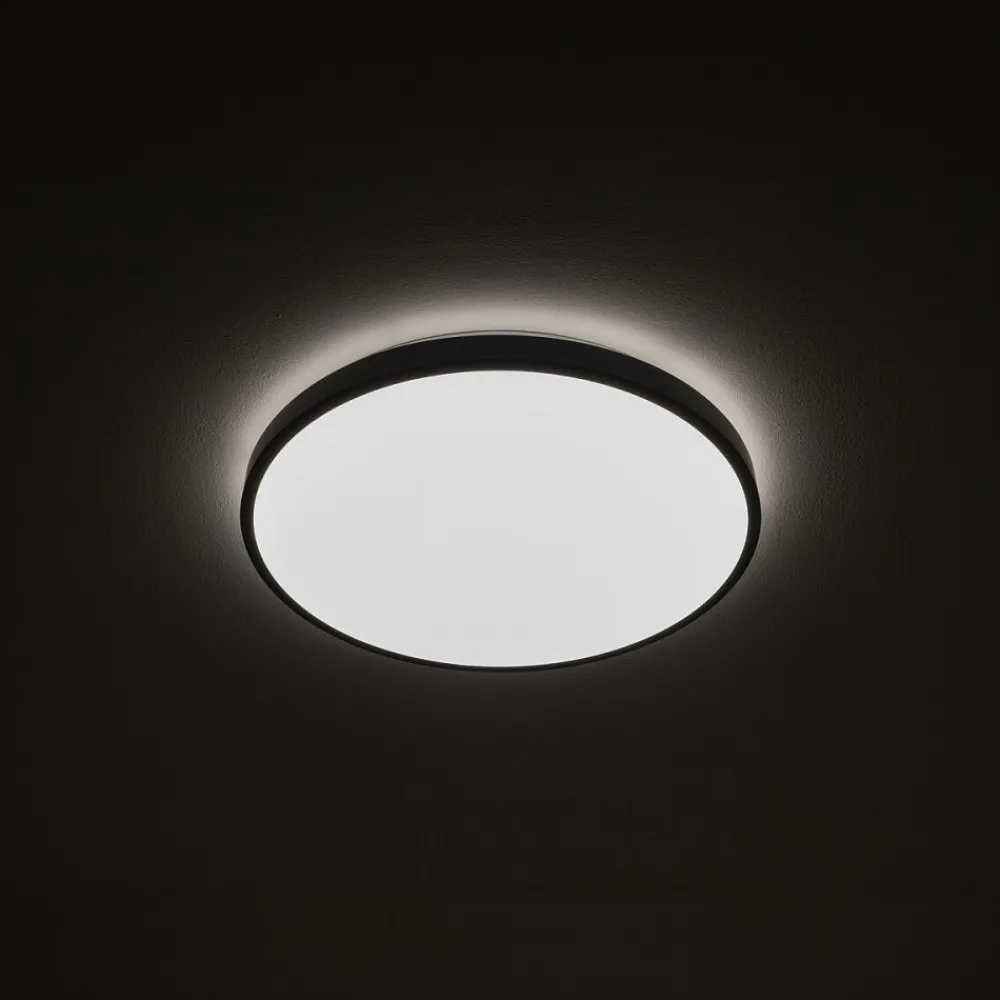Plafon Łazienkowy AGNES Czarny 22W LED 3000K IP44 33,5cm * Nowodvorski Best