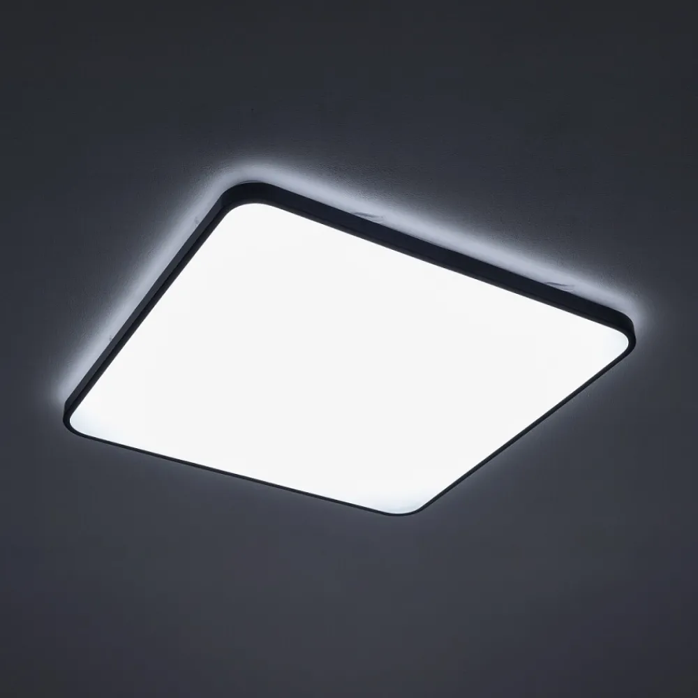Plafon Łazienkowy AGNES SQUARE Czarny 64W LED 4000K IP44 63,5cm * Nowodvorski Online