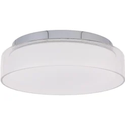 Plafon Łazienkowy PAN Srebrny 12W LED 4000K IP44 30cm * Nowodvorski Online