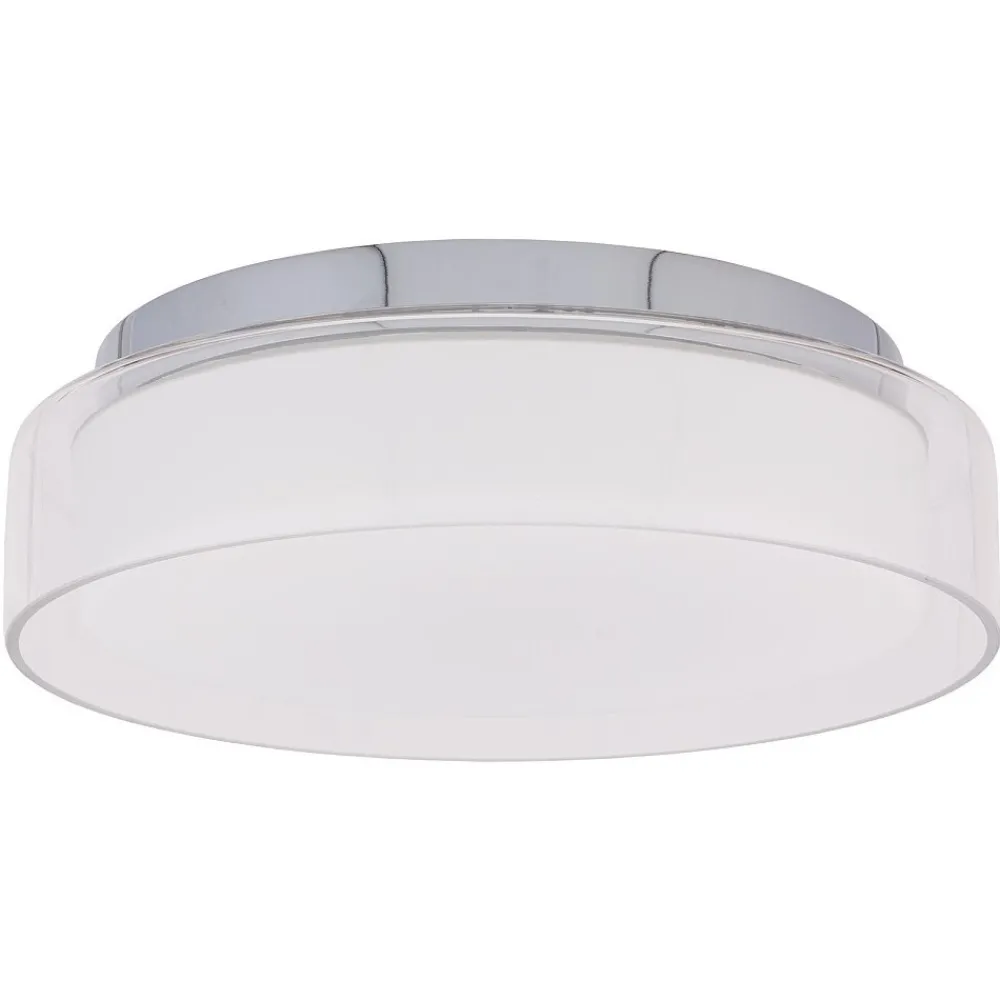Plafon Łazienkowy PAN Srebrny 12W LED 4000K IP44 30cm * Nowodvorski Online