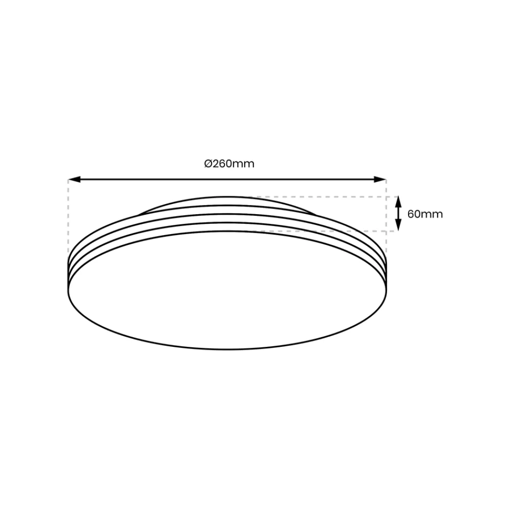 Plafon BEVER 10W LED 26 cm * Eko-light Best
