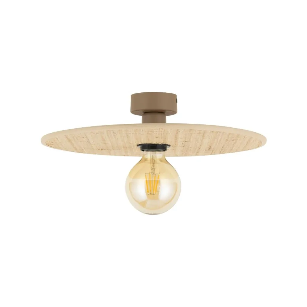 Plafon sufitowy CALMA słomkowa rafia 1xE27 38 cm * TK Lighting Outlet