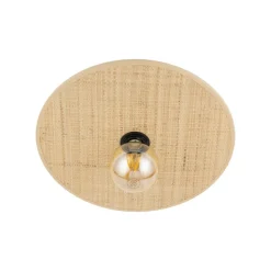 Plafon sufitowy CALMA słomkowa rafia 1xE27 38 cm * TK Lighting Outlet
