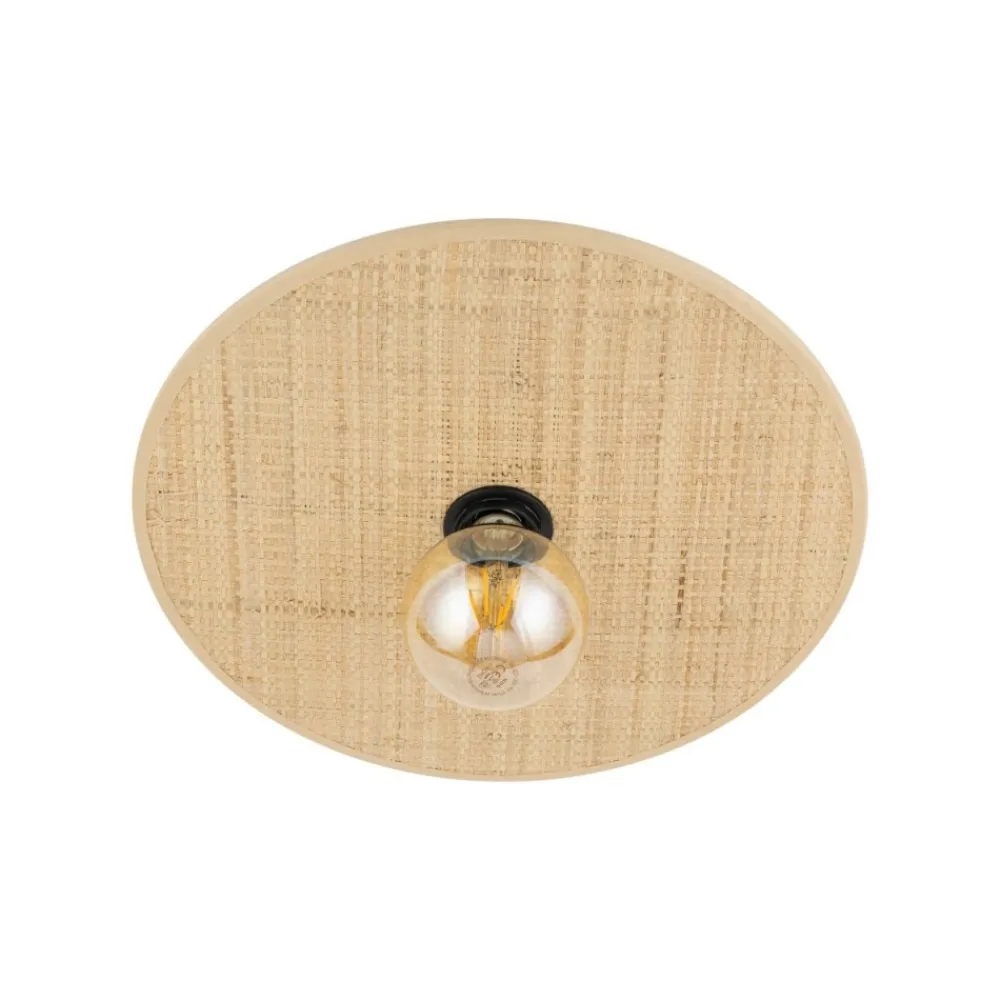 Plafon sufitowy CALMA słomkowa rafia 1xE27 38 cm * TK Lighting Outlet