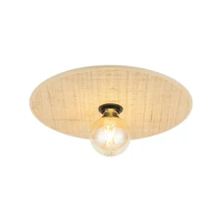 Plafon sufitowy CALMA słomkowa rafia 1xE27 38 cm * TK Lighting Outlet