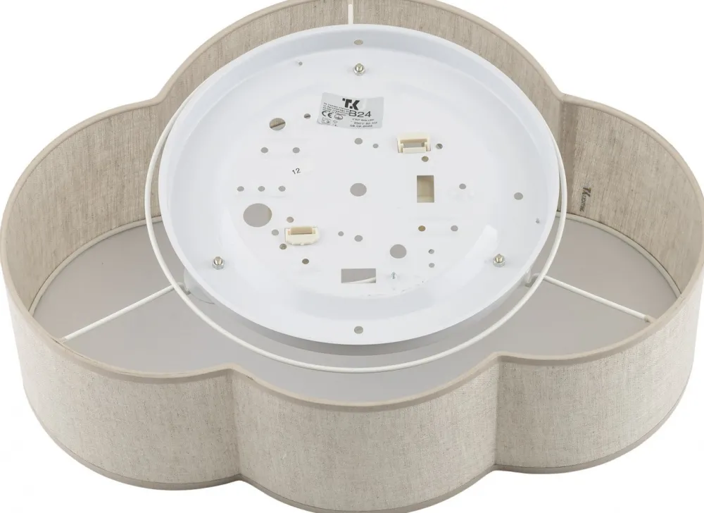 Plafon Sufitowy CLOUD Beżowy Abażur 2xE27 * TK Lighting Best