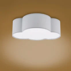 Plafon Sufitowy CLOUD Szary Abażur 2xE27 * TK Lighting Clearance