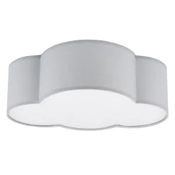 Plafon Sufitowy CLOUD Szary Abażur 2xE27 * TK Lighting Clearance