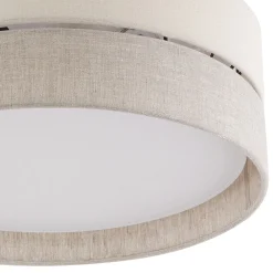 Plafon Sufitowy ECO Beżowy Szary Abażur 3xE27 45cm * TK Lighting Outlet