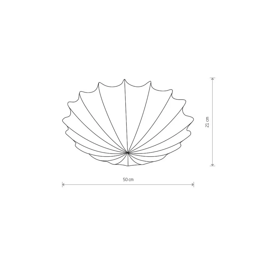 Plafon Sufitowy FORM Biały Abażur 2xE27 50cm * Nowodvorski Best