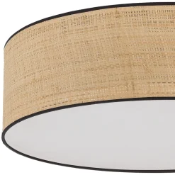 Plafon Sufitowy LIBERIA Brązowy Abażur 4xE27 60cm * TK Lighting Hot