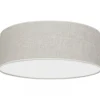 Plafon Sufitowy LINO Biały Szary Abażur 3xE27 50cm * Eko-light Best
