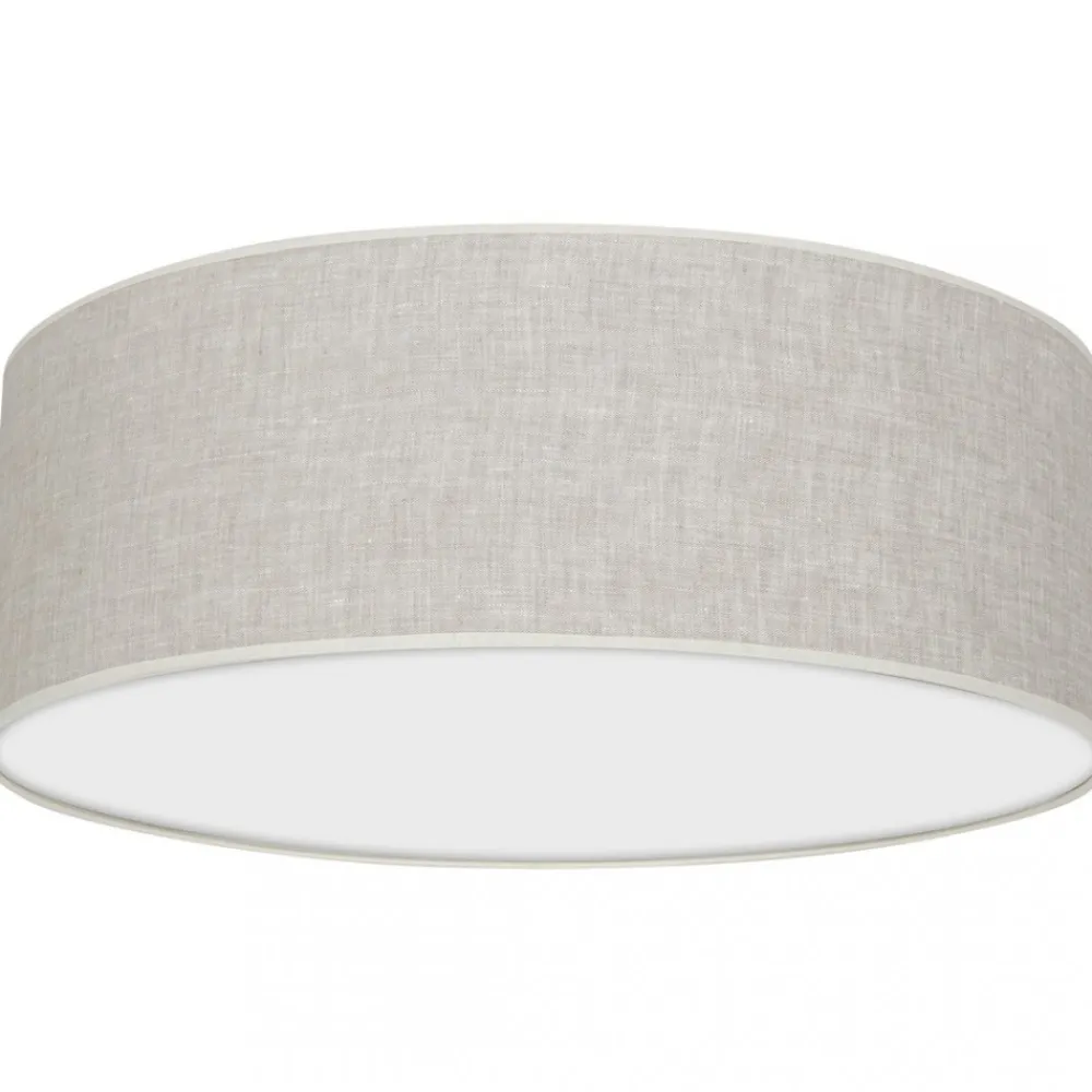 Plafon Sufitowy LINO Biały Szary Abażur 3xE27 50cm * Eko-light Best
